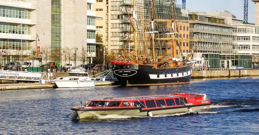 Dublin: River Liffey Sightseeing Cruise - Docklands, the Jeanie Johnston, and a changing waterfront