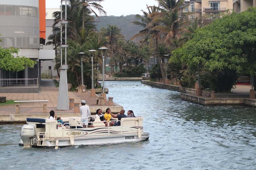 Durban Point Waterfront: Luxury Canal Boat Cruise - Guides who make the short ride better