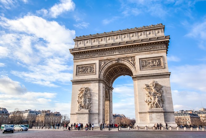 Eiffel Tower Summit Option with Seine River Cruise and City Tour - The coach route through central Paris