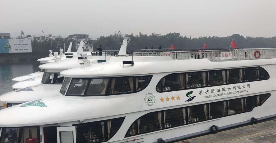 From Guilin: 4 Star Luxury Li River Cruise with Buffet Lunch - Boarding at Zhujiang Pier
