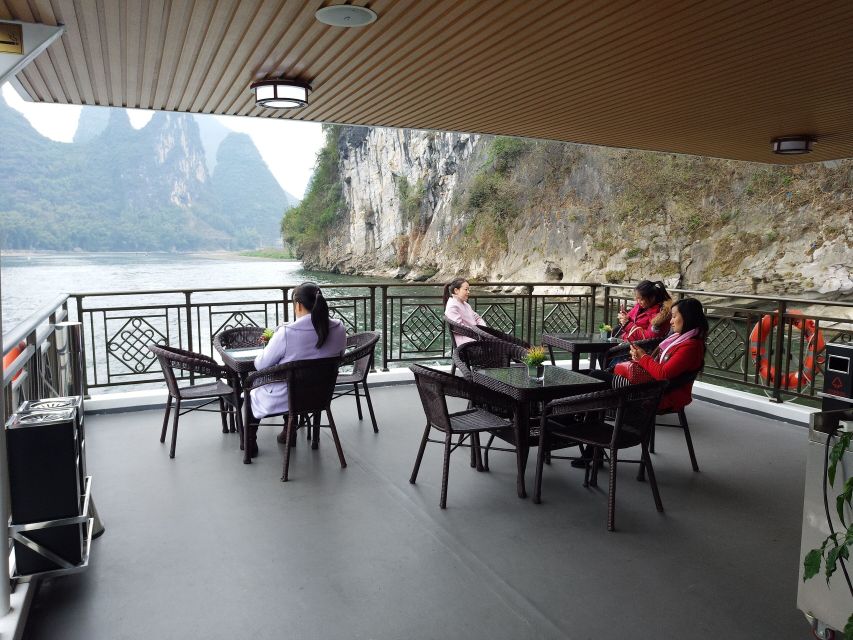 From Guilin: 4 Star Luxury Li River Cruise with Buffet Lunch - Four hours among karst peaks and villages