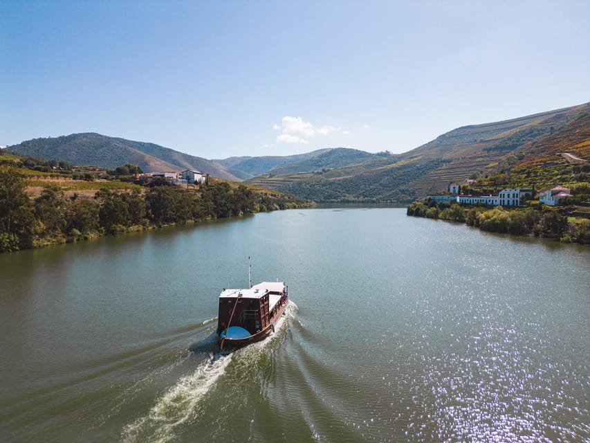 From Pinhão: Douro Valley Rabelo Boat Tour with Port Wine - Reaching the Foz Tua Dam