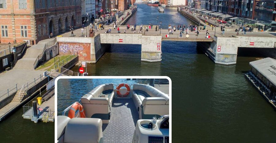 Gdańsk: Motlawa River Sightseeing Catamaran Cruise - The Green Gate and the historic Crane