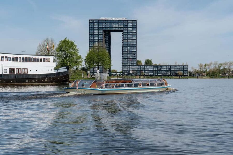 Groningen: City Canal Cruise - Martinitoren, the city’s unmistakable landmark