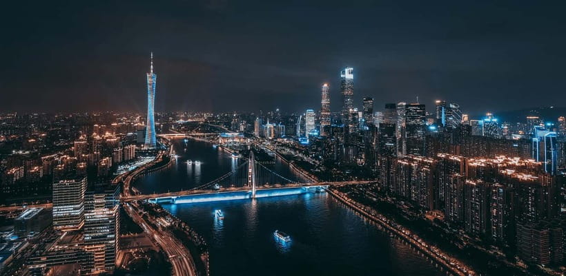 Guangzhou: Pearl River 1-hour Night Cruise (Optional Piers) - The Route: East, West, or Full East-West
