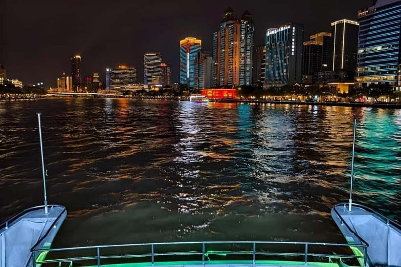 Guangzhou: Pearl River 1-hour Night Cruise (Optional Piers) - The Open-Air Deck Is the Main Attraction
