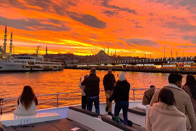 Guided Bosphorus Sunset Cruise on Luxurious Yacht - Small Group Cruise - Rumeli Fortress at the narrowest part of the strait