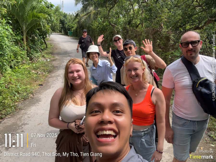 HCM: Authentic Mekong Delta - Boat, TukTuk, Khot Cake Making - Grapefruit orchard, honey, and local tastings