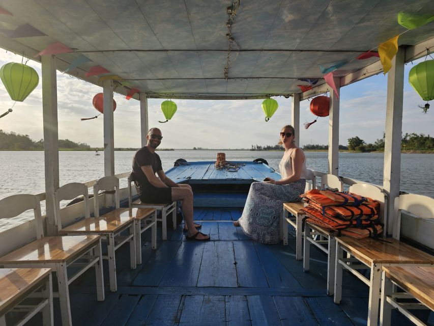 Hoi An: My Son Sanctuary & Sunset River Cruise BBQ or Banhmi - The 40-minute transfer to the pier