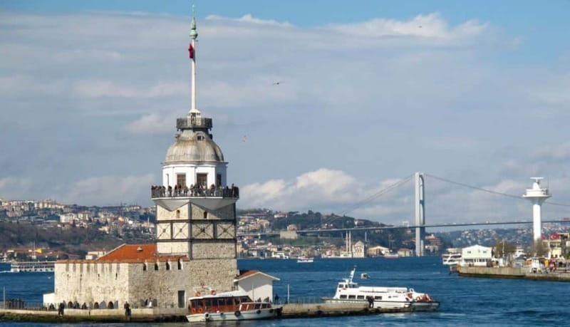 Istanbul: Bosphorus Cruise, Golden Horn, & Pierre Loti Hill - Golden Horn views from the coach