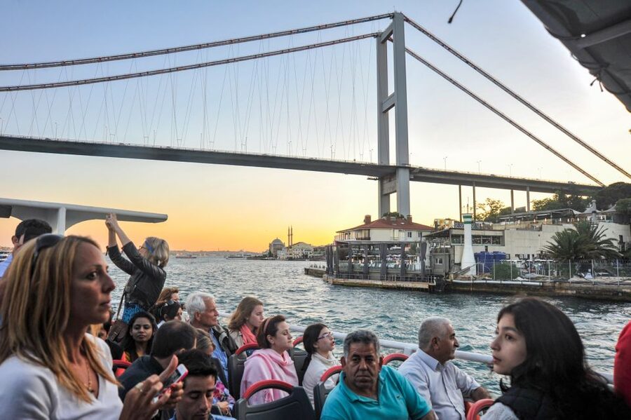 Istanbul: Bosphorus Cruise w/Audio Guide and Sunset Option - Galata Tower, palaces, and waterfront neighborhoods