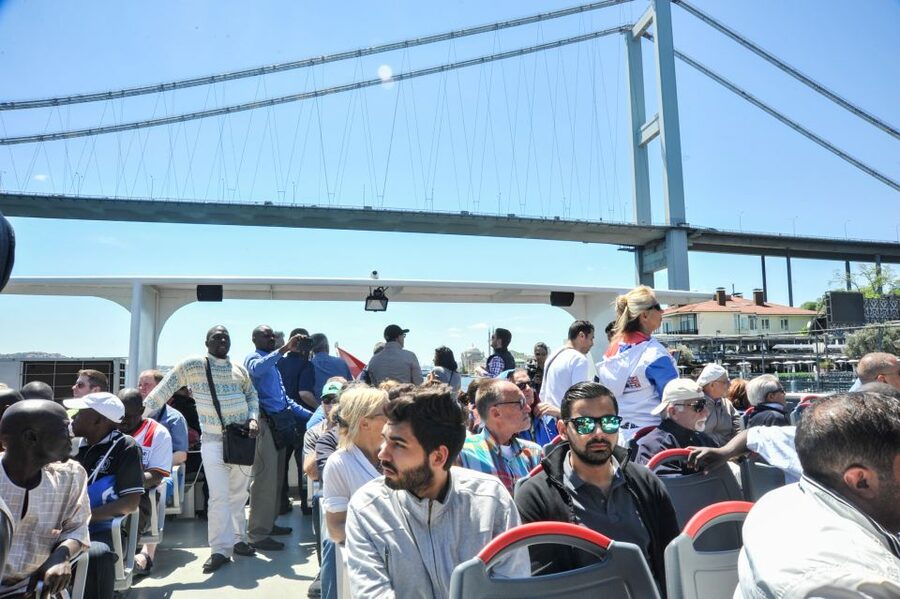 Istanbul: Bosphorus Cruise w/Audio Guide and Sunset Option - Audio guide, live commentary, and the onboard setup