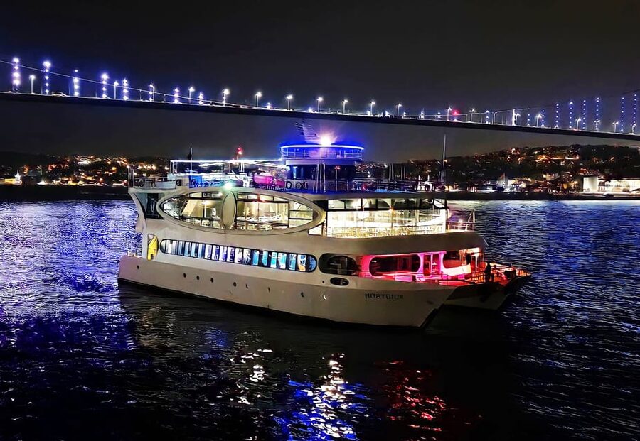 Istanbul: Bosphorus Cruise with Dinner Show - From the pier to Dolmabahce Palace