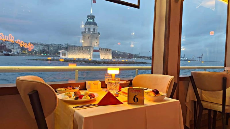 Istanbul: Bosphorus Dinner Cruise & Show with Private Table - Dinner, drinks, and the table you choose