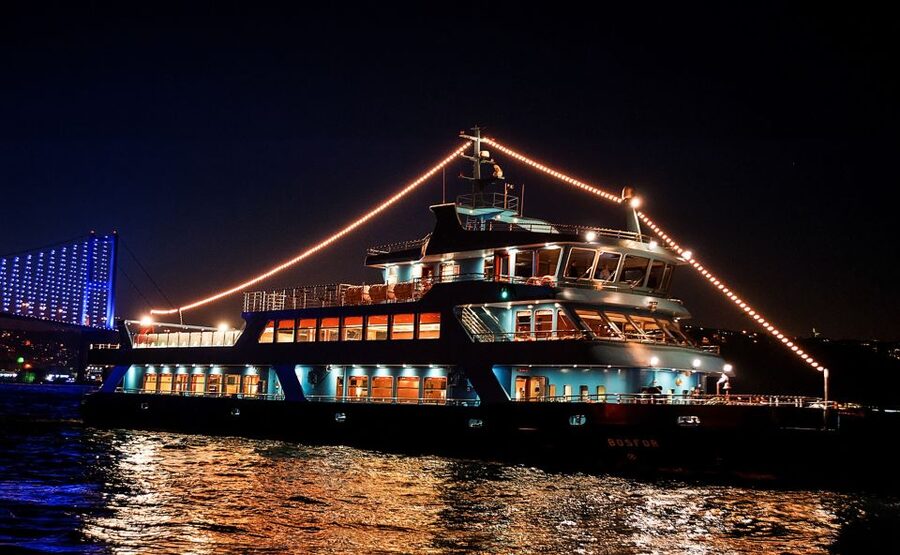 Istanbul: Bosphorus Dinner Cruise w/ Drinks & Entertainment - Dolmabahçe Palace and the grand European shore