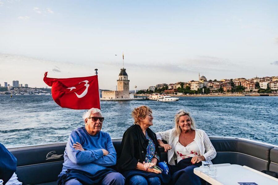 Istanbul: Bosphorus Sunset Cruise on a Luxury Yacht - The Golden Horn, Galata Bridge, and Galataport
