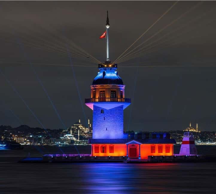 Istanbul Bosphorus Sunset Guided Cruise Tour - Tea, coffee, cookies, and the value of $23