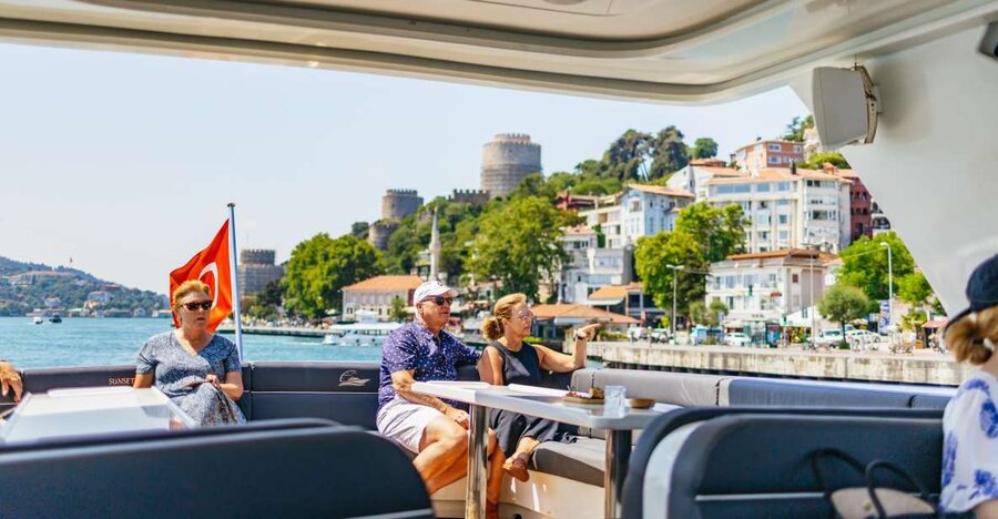 Istanbul: Bosphorus Yacht Cruise with Stopover on Asian Side - Boarding near Dolmabahçe Mosque