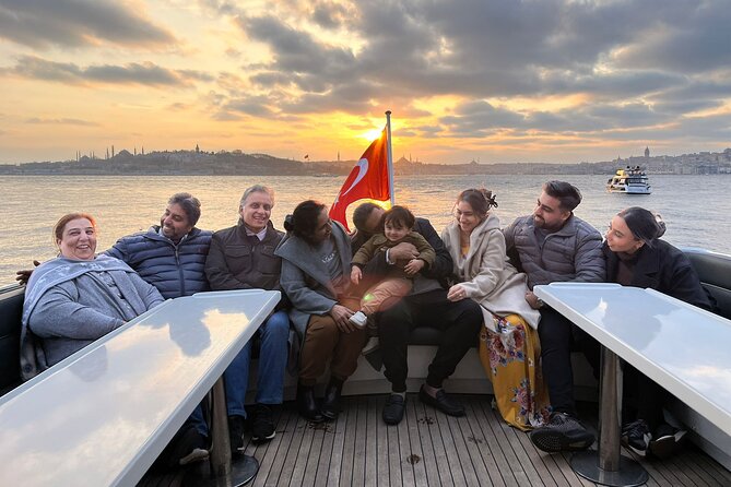 Istanbul Sunset Cruise on the Bosphorus - Maiden’s Tower and the Old City from offshore