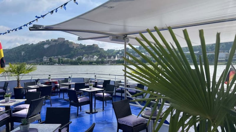 Koblenz:Rhine Valley boat tour along the castles and palaces - English commentary and the best place to sit