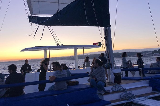 Lisbon Sunset Catamaran Cruise on the Tagus River - The Discovery Monument and the Belem waterfront