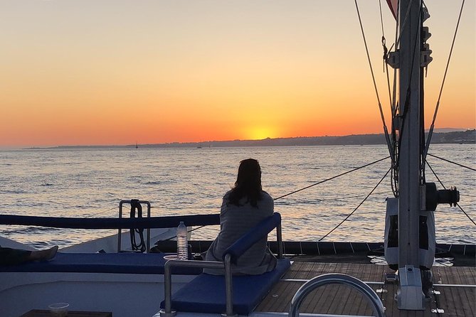Lisbon Sunset Catamaran Cruise on the Tagus River - Belem Tower from the Tagus