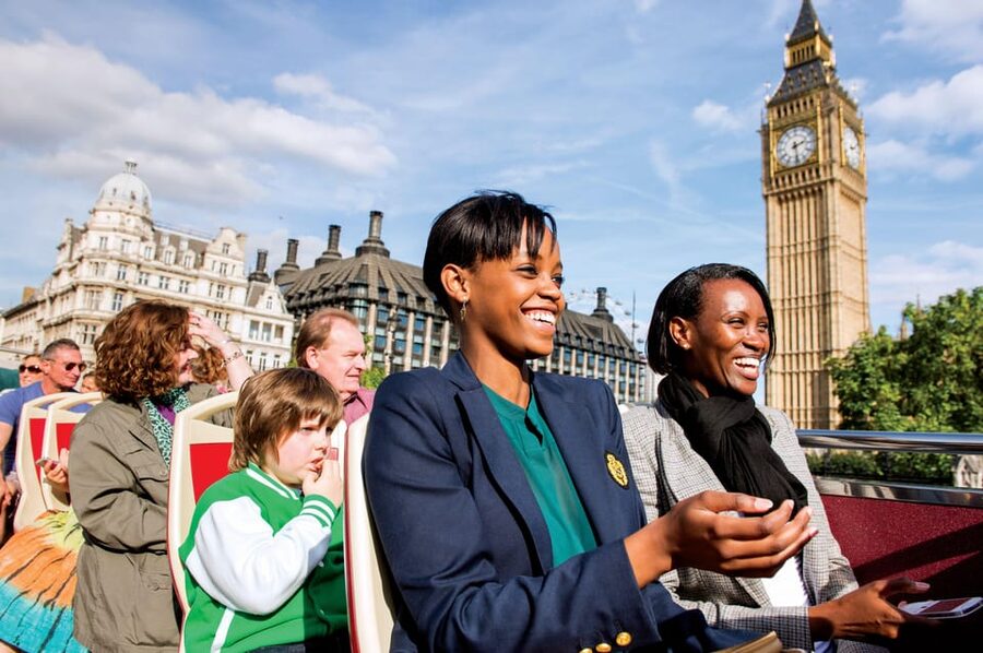 London: Big Bus Hop-on, Hop-off with Optional River Cruise - London after dark on the Panoramic Evening Tour