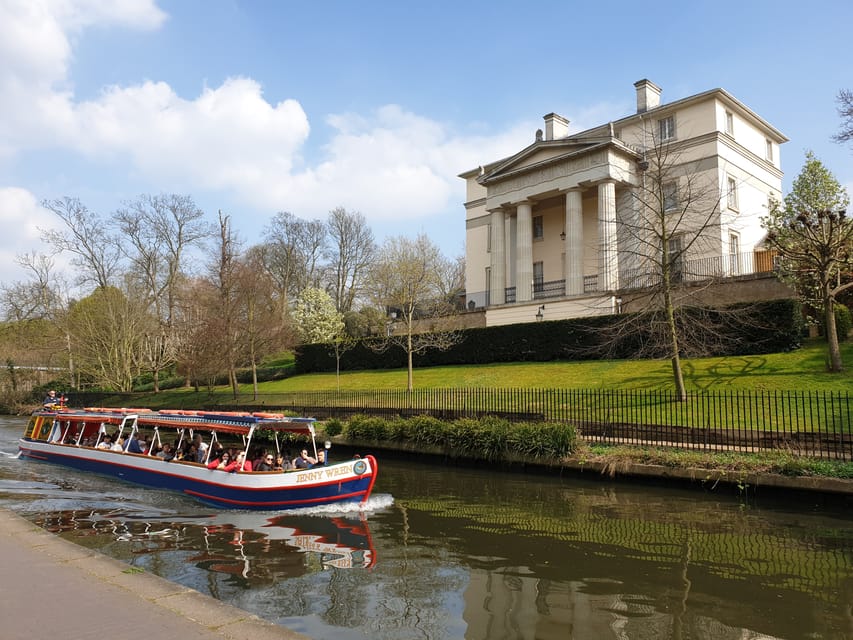 London: Canal Boat Ride on Camden Lock - Passing London Zoo from the water