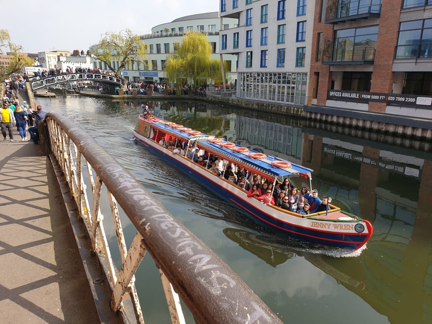 London: Canal Boat Ride on Camden Lock - Hampstead Road Lock is the main event