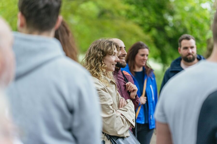 London: Ghost Walk and River Thames Boat Ride - Green Park begins the night with royal shadows