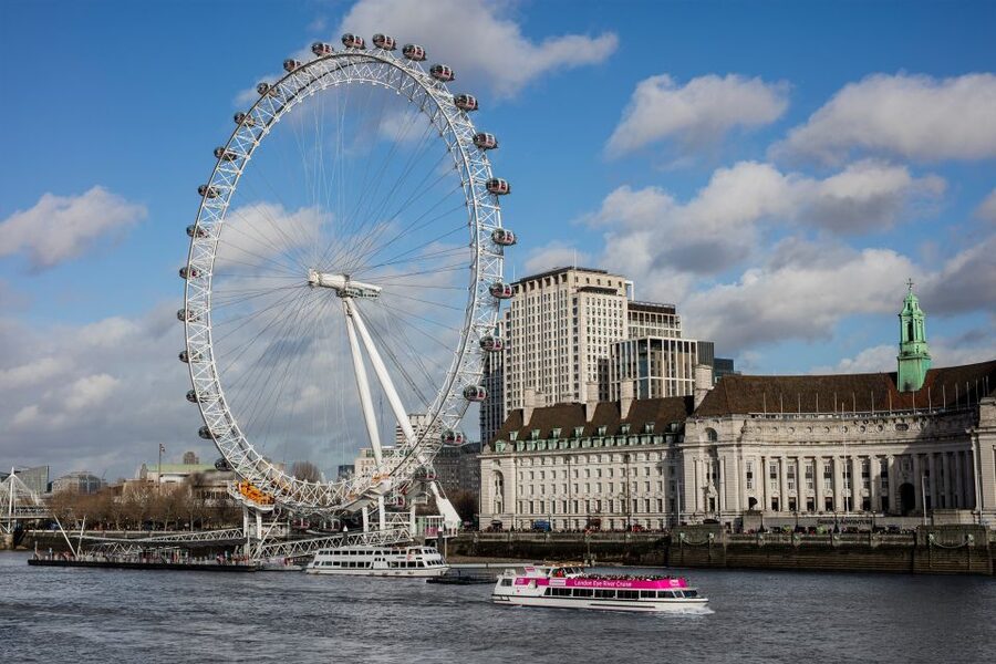 London: Thames River Cruise with Optional London Eye Ticket - St Paul’s Cathedral and the central Thames