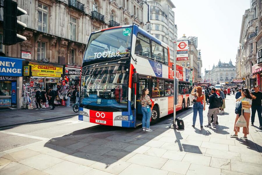 London: Tootbus Hop-on Hop-off (Optional River Cruise) - Start at Coventry Street or any of 46 stops