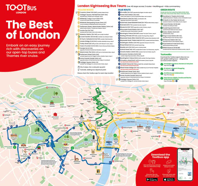London: Tootbus Hop-on Hop-off (Optional River Cruise) - The Thames cruise is the best optional extra