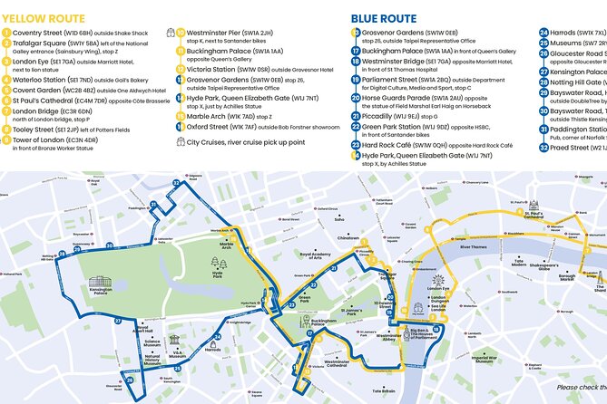 London Tootbus Hop-on Hop-off (Optional Thames Cruise) - Starting at Coventry Street and Trafalgar Square