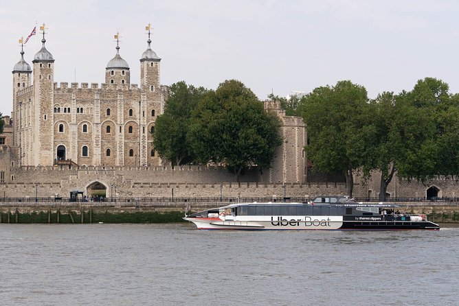 London: Uber Boat - Single Journey River Thames Cruise - Southbank Centre, Shakespeare’s Globe, and Millennium Bridge
