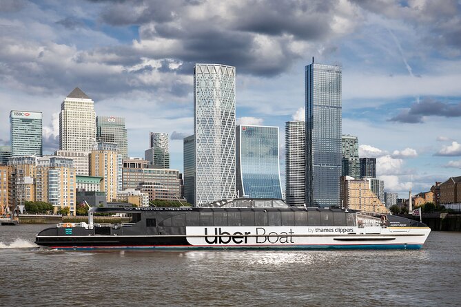 London: Uber Boat - Single Journey River Thames Cruise - From Battersea Power Station to the London Eye