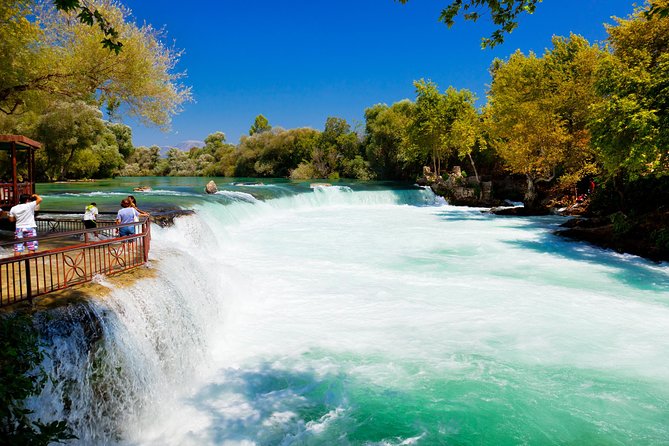 Manavgat River Cruise, Waterfalls and Market Tour from Side - Cruising from the river toward the Mediterranean