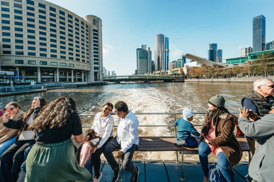 Melbourne: 2-Hour City Highlights River Cruise - Downriver views: Docklands, Crown, and the working river