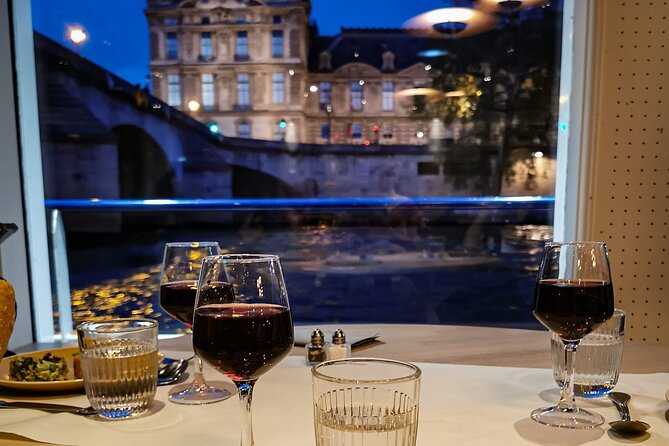 Paris Capitaine Fracasse 3 Course Seine River Dinner Cruise - The National Assembly, Louvre, and Île de la Cité