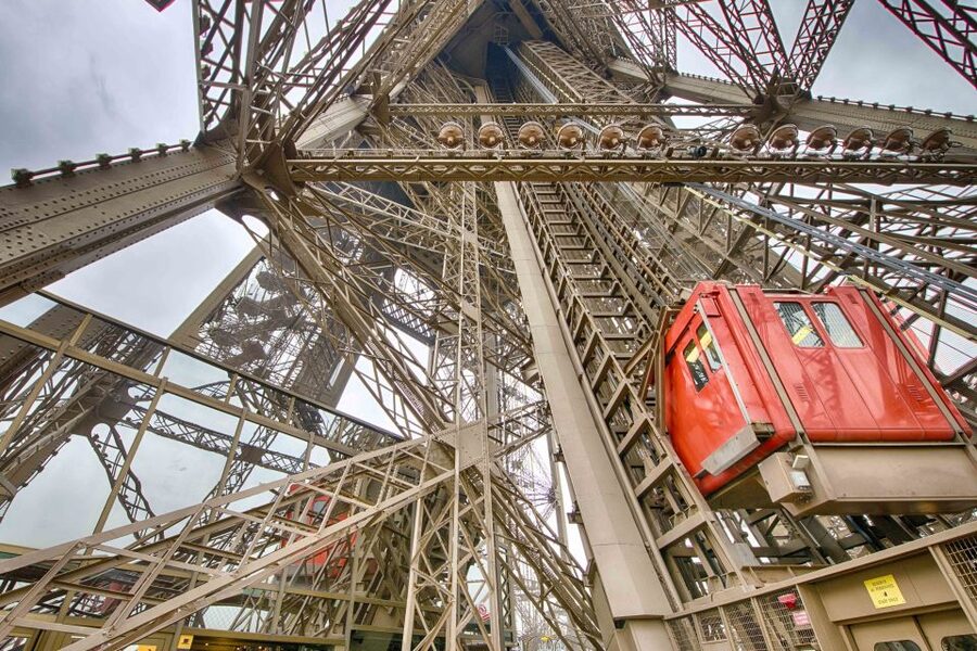 Paris: Eiffel Tower Access by Elevator & Seine River Cruise - Going up to the second floor by elevator
