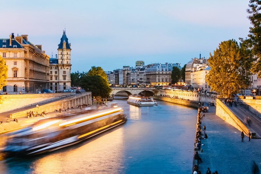 Paris: Illuminated Evening River Cruise & Waffle Tasting - What you see from Port de la Bourdonnais