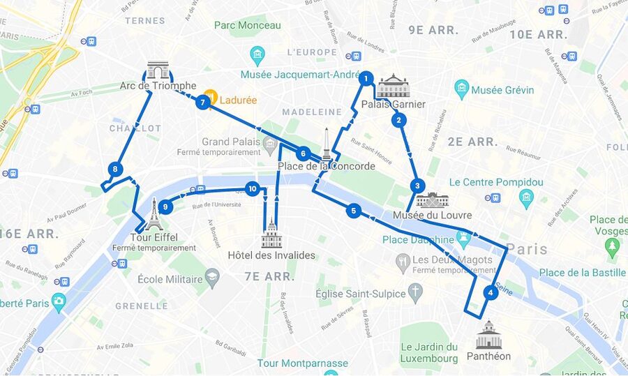 Paris: Tootbus Hop-on Hop-off (Optional River Cruise) - Trocadéro and the Eiffel Tower