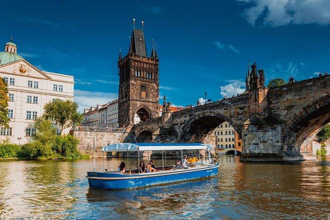 Prague Devil's Channel Cruise on Vltava River with Commentary - Starting beneath Charles Bridge