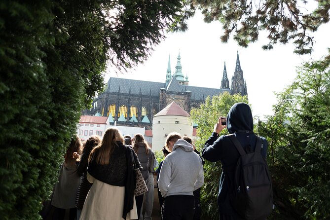 Prague Half Day City Tour Including Vltava River Cruise - English, bilingual guiding, and hearing the commentary