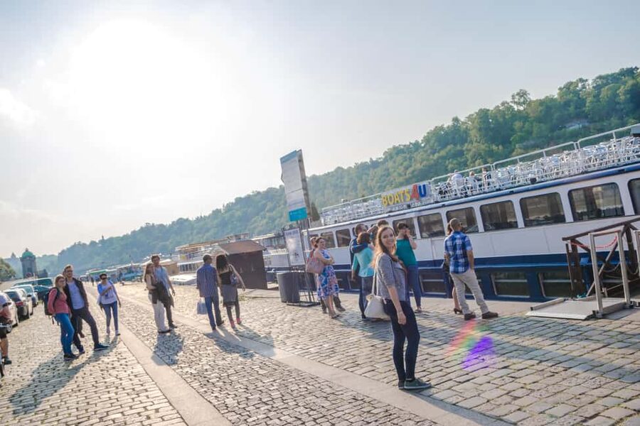 Prague: Panoramic Vltava River Cruise - Charles Bridge from the Vltava