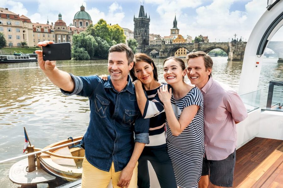 Prague: Vltava River Sightseeing Cruise - Open deck, glass roof, or enclosed seating