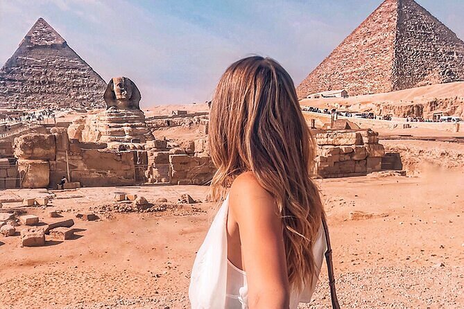 Private Day Tour to Giza Pyramids, Sphinx & Saqqara + Luxury Nile Dinner Cruise - The Valley Temple and Great Sphinx