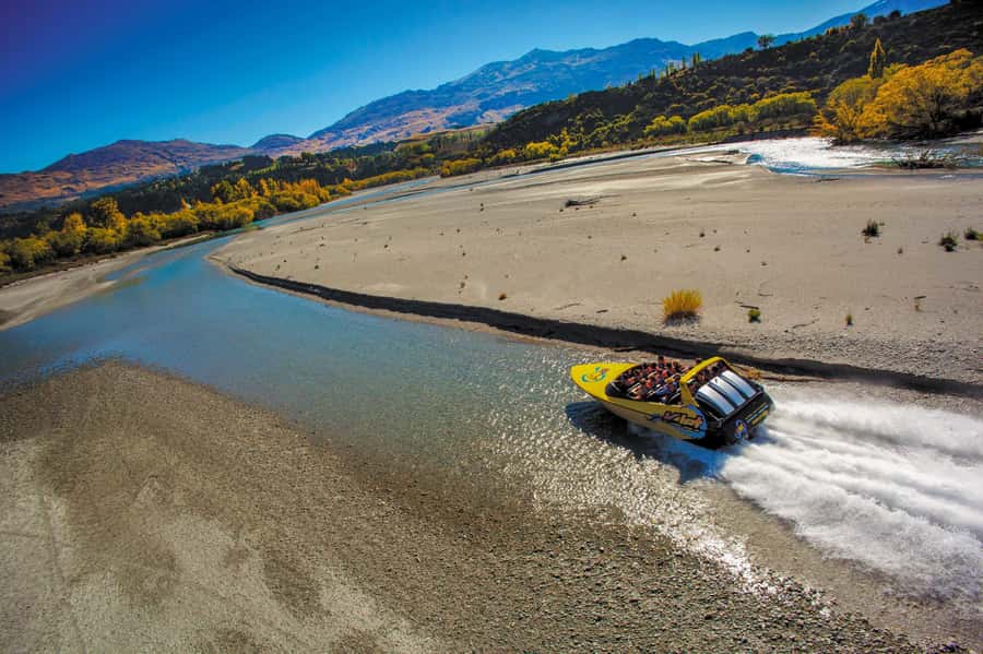 Queenstown: Shotover River and Kawarau River Jet Boat Ride - From Main Town Pier to open water