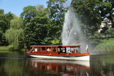 Canal & Daugava Cruise on a Historic Wooden Boat
