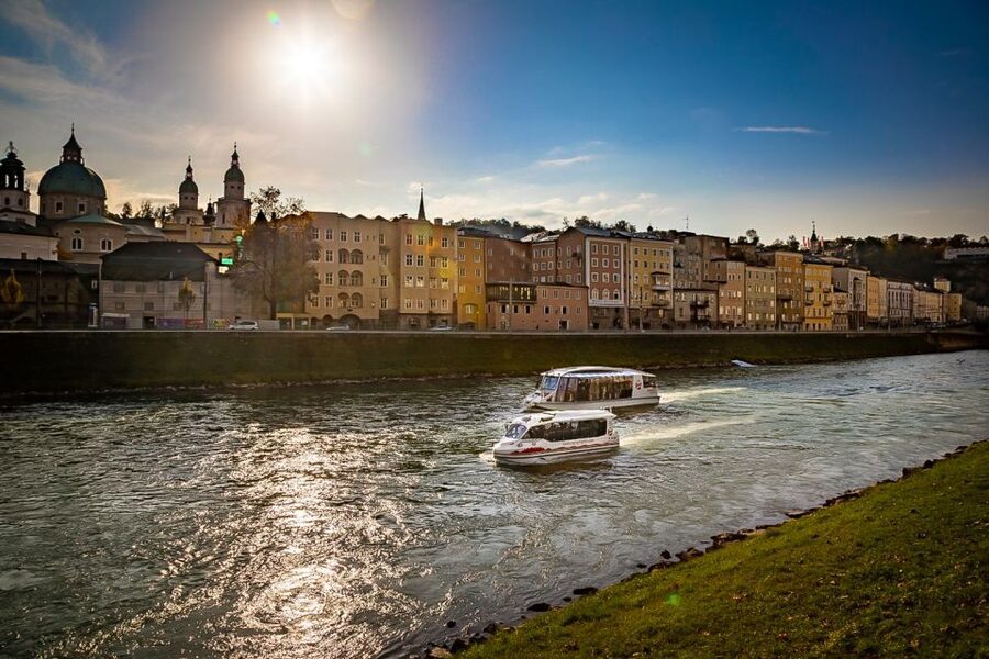 Salzburg: Boat Ride on the Salzach River - The Old City Looks Best From the River
